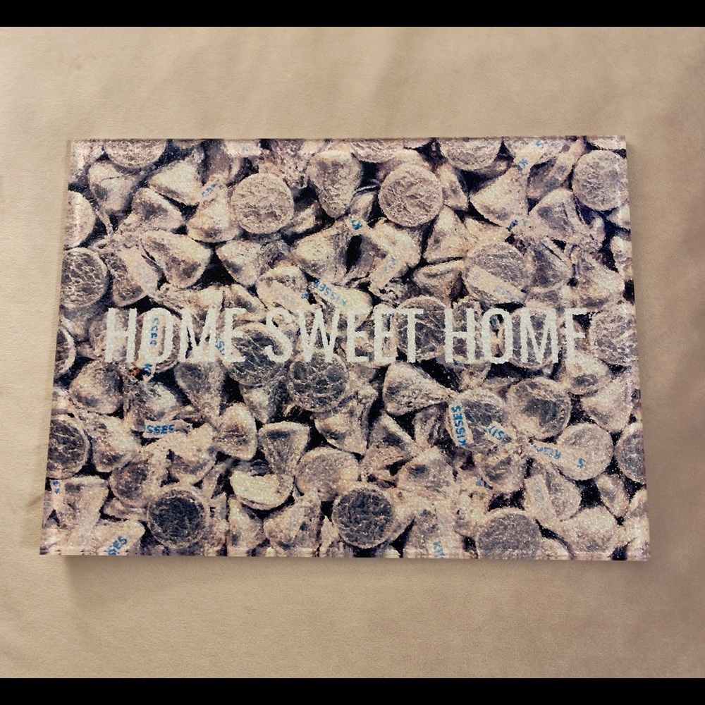 Art Sugar Acrylic Cutting Board “Home Sweet Home”